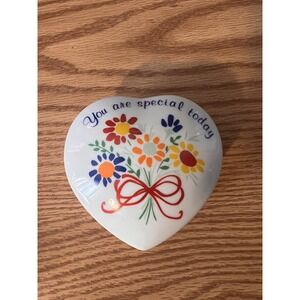 Papel You Are Special Today Tomorrow &‎ Always Heart Trinket Box Japan Flowers